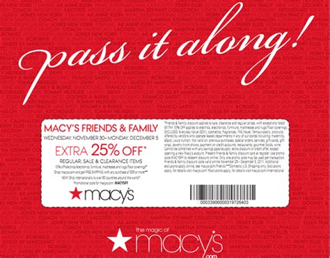 macy's 25 off email.